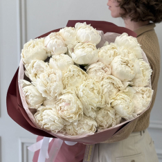 25 Dutch White Peonies photo