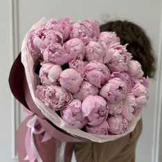 25 Dutch Pink Peonies photo