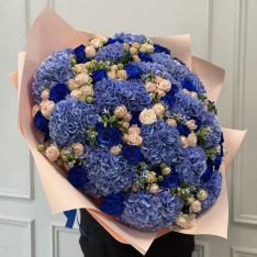 Bouquet of flowers "Blue Rhapsody" photo