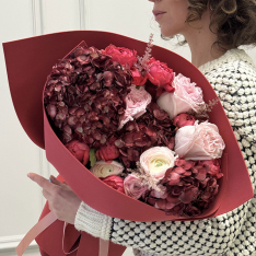 Букет цветов "Deep Romance" фото