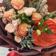 Букет цветов "Desert Rose" фото