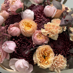 Букет цветов "Dusty Rose" фото