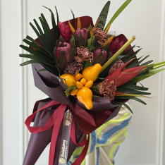 Bouquet of flowers "Jumanji" photo