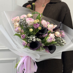Bouquet of flowers "Night Blossom" 