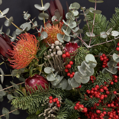 Bouquet of flowers "Nordic Flame" photo