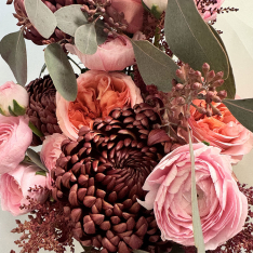 Букет квітів "Pink Merlot" фото