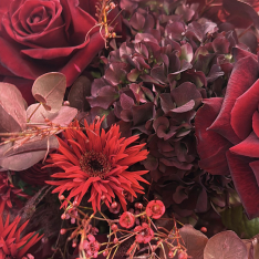 Букет цветов "Red Obsession" фото