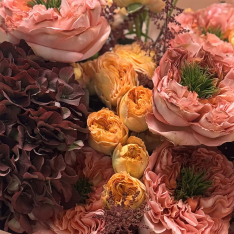 Букет квітів "Vintage Peach" фото