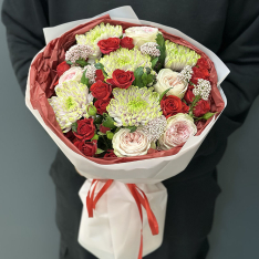 Author's bouquet of flowers "Heart’s Desire" photo