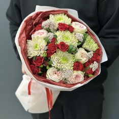 Author's bouquet of flowers "Heart’s Desire" photo