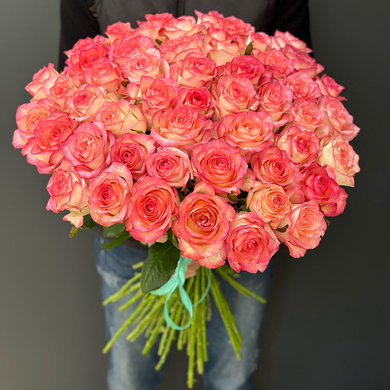 Bouquet of 51 Pink Roses