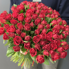 101 red imported roses photo