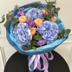 Букет цветов «Merci» фото