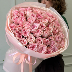 51 пионовидная роза «Pink Ohara» фото