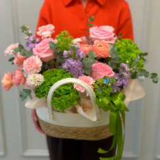 Композиція у кошику «Green Garden» 