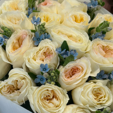 Букет цветов «Cream Sky» фото