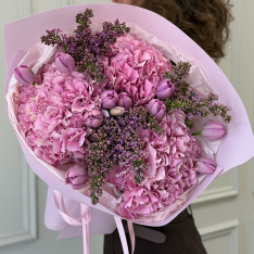 Букет цветов «Pink Whisper» фото