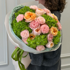 Букет цветов «Green Romance» фото