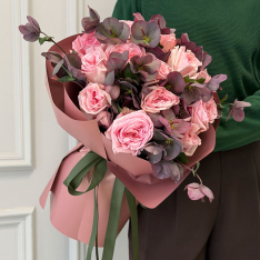 Букет квітів «Rose Velvet»  фото