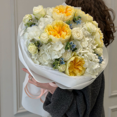 Букет цветов «Vanilla Glow» фото