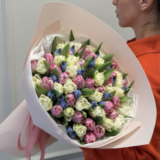 Букет квітів "Blooming Light" фото