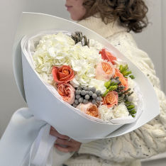 Букет цветов "Gentle Cream" buketland.ua Букет цветов "Gentle Cream" фото