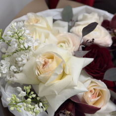 Букет квітів "Noble Contrast" фото