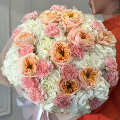 Букет квітів "Soft Apricot" фото