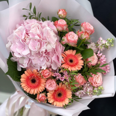Авторский букет цветов  «Желание принцессы» фото