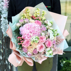 Букет цветов «Цветочный Джем» фото