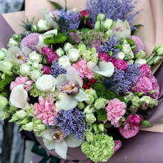 Букет цветов  «Английские манеры» фото