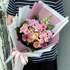 Букет цветов  «Палитра» фото