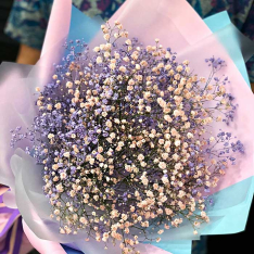 Bouquet of flowers "Pink gold" photo