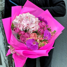 Букет цветов «Мон-Амур» фото