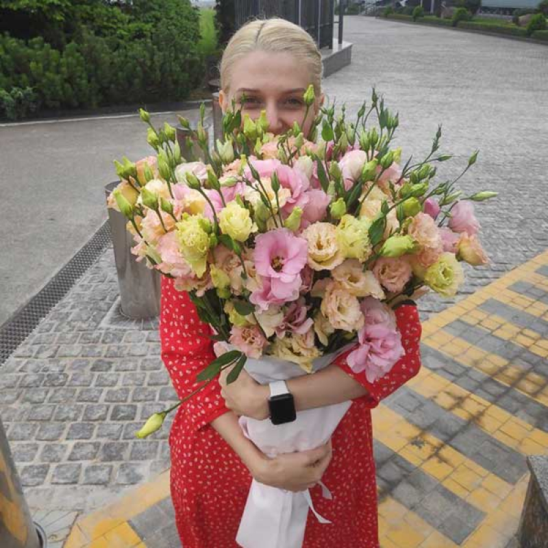 51 эустома микс - купить цветы с доставкой | BUKETLAND