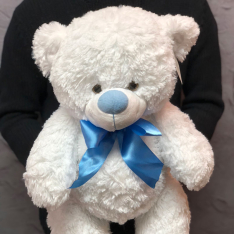 Soft toy "White Bear" photo