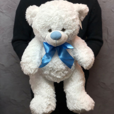 Soft toy "White Bear" photo