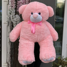 Soft toy "Vetli Bear" 130 cm (pink) photo