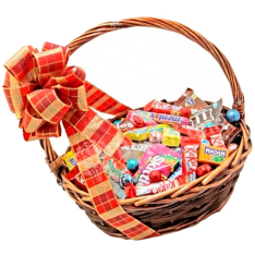 Подарочная корзина «Сладкий микс» фото