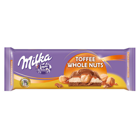 Шоколад молочный Милка toffee 300г - BUKETLAND